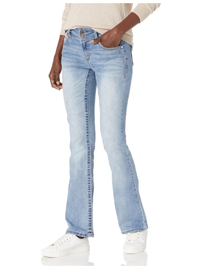 WallFlower Women's Plus Size Instastretch Luscious Curvy Bootcut Jeans